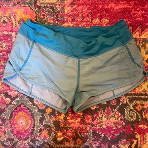 Lulu lemon speed up shorts 2.5” blue